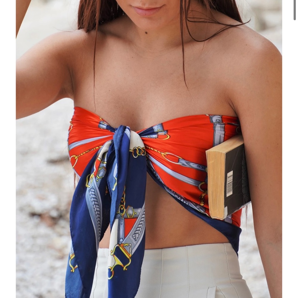 Nïka Feh Vegan Silk Scarf - Versilia